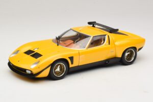 Lamborghini Miura SVR Gul & Sort Kyosho 1:18 08319GY Metal