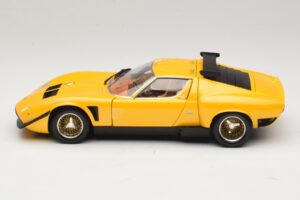 Lamborghini Miura SVR Gul & Sort Kyosho 1:18 08319GY Metal — billede 4 af 8