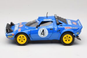Lancia Stratos HF #4 B. Darniche / A. Mahe Rally Monte Carlo 1979 Solido 1:18 9019 Metal — billede 4 af 8