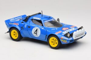 Lancia Stratos HF #4 B. Darniche / A. Mahe Rally Monte Carlo 1979 Solido 1:18 9019 Metal — billede 6 af 8