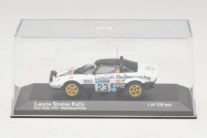 Lancia Stratos Rally #23 Walfridson / Frazer RAC Rally 1976 Minichamps 1:43 430761223 Metal — billede 4 af 5