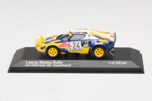 Lancia Stratos Rally #24 F. Tabaton / Radaelli San Remo Rally 1980 Minichamps 1:43 Lancia Stratos Rally #24 F. Tabaton / Radaelli San Remo Rally 1980 Minichamps 1:43 430801224 Metal