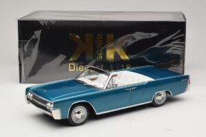 Lincoln Continental Convertible Turkis Metallic KK-Scale 1:18 KKDC181524 Metal — billede 7 af 7