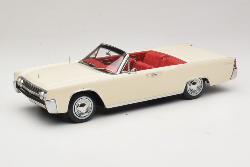Lincoln Continental Convertible Hvid John F. Kennedy KK-Scale 1:18 KKDC181523 Metal