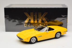 Maserati Ghibli Spyder Gul KK-Scale 1:18 KKDC181303 Metal — billede 7 af 7