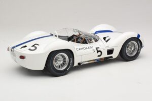 Maserati Tipo 61 #5 Camoradi S. Moss / D. Gurney 1000km Nurburgring Winner 1960 Minichamps 1:12 120601205 Metal — billede 3 af 8