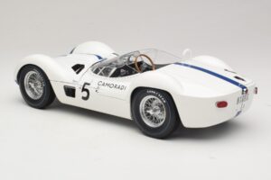 Maserati Tipo 61 #5 Camoradi S. Moss / D. Gurney 1000km Nurburgring Winner 1960 Minichamps 1:12 120601205 Metal — billede 7 af 8