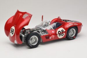 Maserati Tipo 61 #98 C. Shelby Times Mirror GP For Sportscars 1960 Minichamps 1:12 120601298 Metal — billede 2 af 8