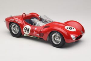 Maserati Tipo 61 #98 C. Shelby Times Mirror GP For Sportscars 1960 Minichamps 1:12 120601298 Metal — billede 6 af 8