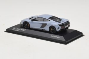 McLaren 675LT Ceramic Grey Minichamps 1:43 537154420 Metal — billede 3 af 5