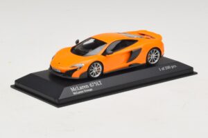 McLaren 675LT Orange Minichamps 1:43 537154421 Metal — billede 2 af 5
