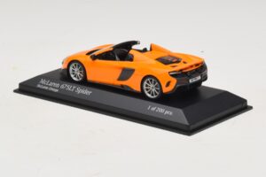 McLaren 675LT Spider Orange Minichamps 1:43 537154431 Metal — billede 3 af 5