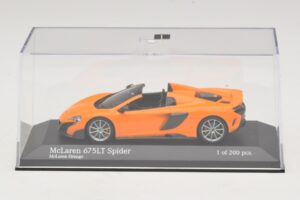 McLaren 675LT Spider Orange Minichamps 1:43 537154431 Metal — billede 4 af 5