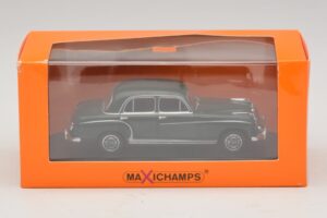 Mercedes 220 S W180 Mørkegrøn Maxichamps 1:43 940033001 Metal — billede 5 af 5
