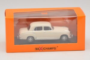 Mercedes 220 S W180 Hvid Maxichamps 1:43 940033000 Metal — billede 5 af 5