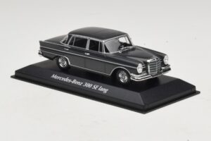 Mercedes 300 SE W112 Lang Mørkegrå Maxichamps 1:43 940035201 Metal — billede 3 af 5
