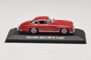 Mercedes 300 SL W198 Rød Maxichamps 1:43 940039001 Metal