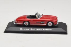 Mercedes 300 SL W198 Roadster Rød Maxichamps 1:43 940039031 Metal