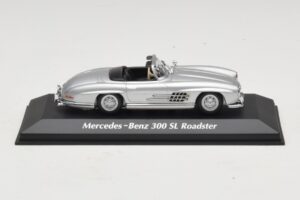 Mercedes 300 SL W198 Roadster Sølv Maxichamps 1:43 940039030 Metal