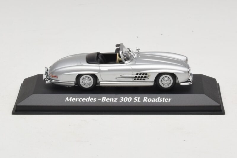 Mercedes 300 SL W198 Roadster Sølv Maxichamps 1:43 940039030 Metal