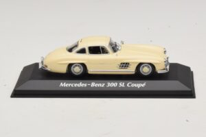 Mercedes 300 SL W198 Hvid Maxichamps 1:43 940039002 Metal