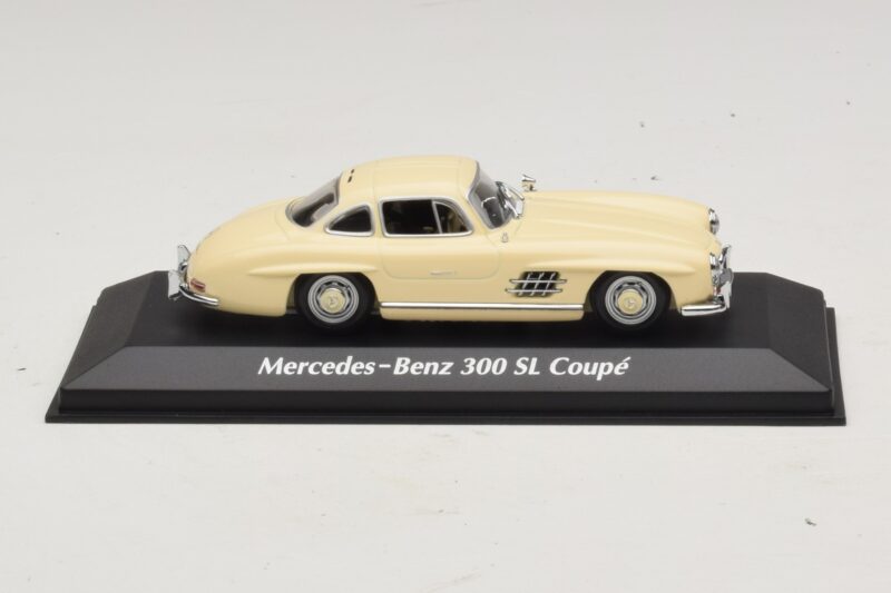 Mercedes 300 SL W198 Hvid Maxichamps 1:43 940039002 Metal