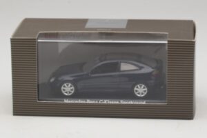 Mercedes C-Class Sportscoupe CL203 Blue Metallic Bundespressball Minichamps 1:43 MB010 Metal — billede 5 af 5