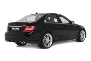 Mercedes C63 AMG W204 Brabus B63S Obsidian Black GT Spirit 1:18 GT582 Resin — billede 2 af 5