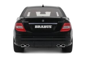 Mercedes C63 AMG W204 Brabus B63S Obsidian Black GT Spirit 1:18 GT582 Resin — billede 5 af 5