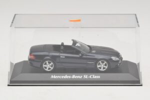Mercedes SL R230 Blå Metallic Maxichamps 1:43 940037531 Metal — billede 4 af 5