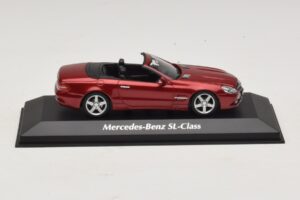 Mercedes SL R230 Rød Metallic Maxichamps 1:43 940037530 Metal