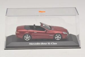 Mercedes SL R230 Rød Metallic Maxichamps 1:43 940037530 Metal — billede 4 af 5