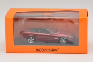 Mercedes SL R230 Rød Metallic Maxichamps 1:43 940037530 Metal — billede 5 af 5