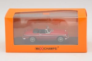 MG MGB Mk1 Rød Maxichamps 1:43 940131030 Metal — billede 5 af 5