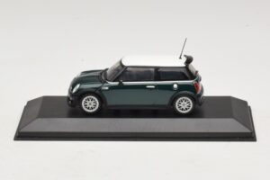 Mini Cooper One R50 Aero Green Med Hvidt Tag Minichamps 1:43 MINI011 Metal