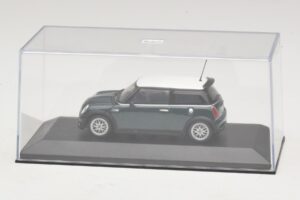 Mini Cooper One R50 Aero Green Med Hvidt Tag Minichamps 1:43 MINI011 Metal — billede 4 af 5
