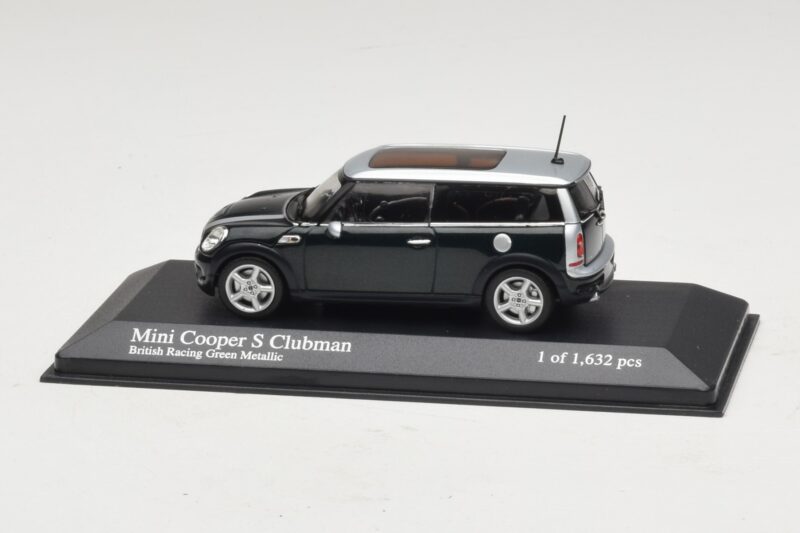 Mini Cooper S Clubman R55 Grøn Sølv Minichamps 1:43 431138670 Metal