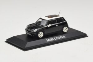 Mini Cooper S R53 Sort Med Panoramatag Minichamps 1:43 MINI022 Metal — billede 2 af 4
