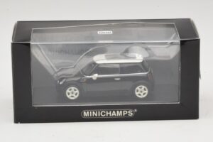 Mini Cooper S R53 Sort Med Panoramatag Minichamps 1:43 MINI022 Metal — billede 4 af 4