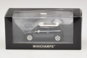 Mini Cooper S R53 Mørkegrøn Med Panoramatag Minichamps 1:43 MINI015 Metal — billede 4 af 4