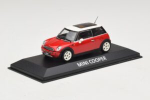 Mini Cooper S R53 Rød Med Panoramatag Minichamps 1:43 MINI024 Metal — billede 2 af 5
