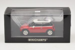 Mini Cooper S R53 Rød Med Panoramatag Minichamps 1:43 MINI024 Metal — billede 5 af 5