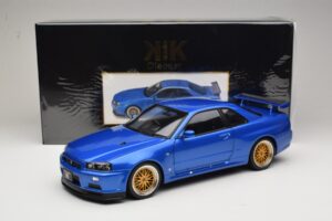 Nissan Skyline GT-R R34 V-Spec II Blå Metallic BBS Fælge KK-Scale 1:12 KKDC120211-2 Metal — billede 8 af 8