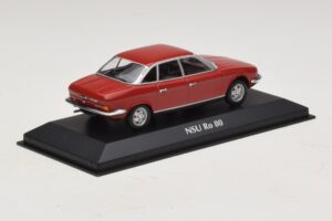 NSU Ro 80 Rød Maxichamps 1:43 940015402 Metal — billede 2 af 5