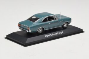 Opel Rekord C Coupé Blå Maxichamps 1:43 940046121 Metal — billede 2 af 5