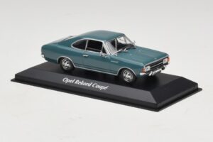Opel Rekord C Coupé Blå Maxichamps 1:43 940046121 Metal — billede 3 af 5