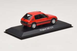 Peugeot 205 GTi Rød Maxichamps 1:43 940112300 Metal — billede 2 af 5