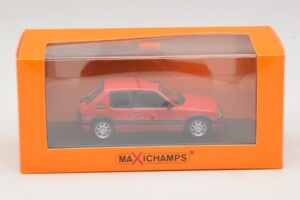 Peugeot 205 GTi Rød Maxichamps 1:43 940112300 Metal — billede 5 af 5