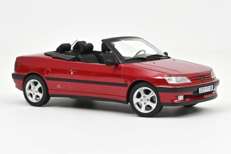 Peugeot 306 Cabriolet Diablo Red Norev 1:18 184930 Metal