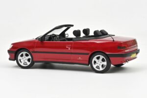 Peugeot 306 Cabriolet Diablo Red Norev 1:18 184930 Metal — billede 2 af 2